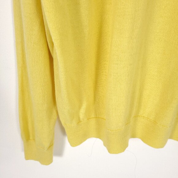 Club Room Yellow Wool Blend Sweater - Picture 2 of 5